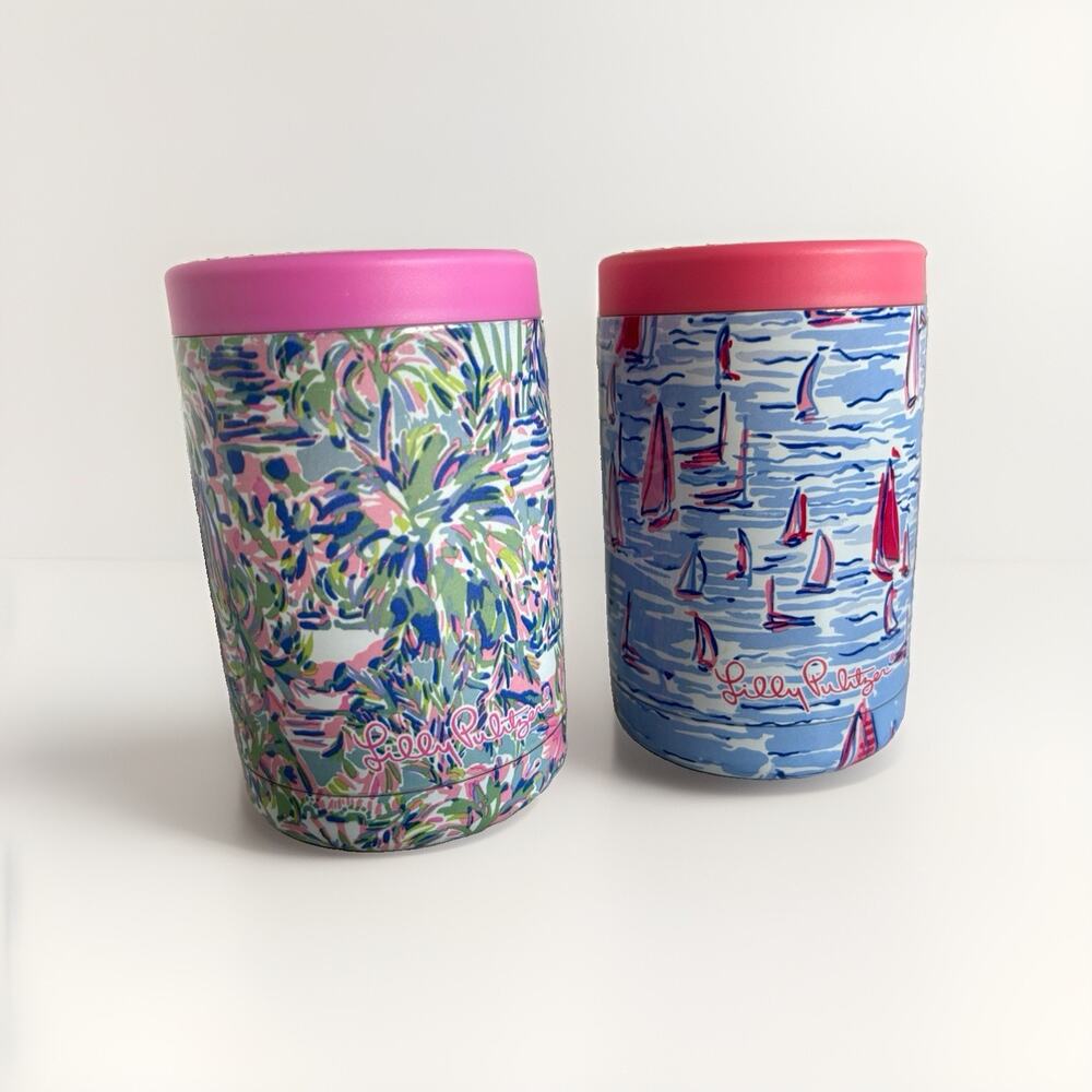 Lilly Pulitzer Insulted Can Tumbler Set — Boatylicious & Cabana Cocktail